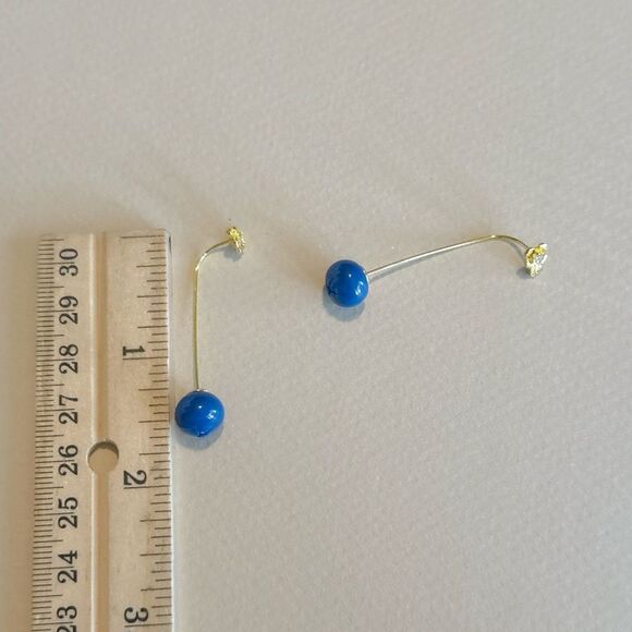 Blueberry Earrings S865 - Picture 6 of 7